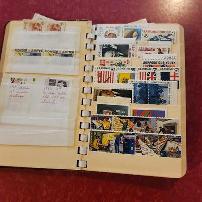 Monitor Stamp Stock Book full of stamps