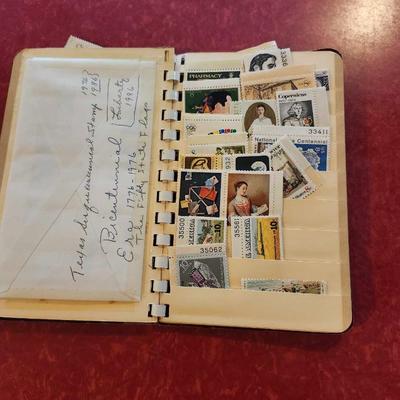 Monitor Stamp Stock Book full of stamps