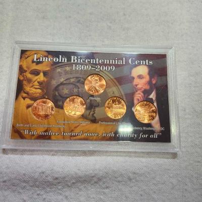 Uncirculated Coins Lincoln bicentennial /Westward Journey