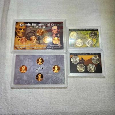 Uncirculated Coins Lincoln bicentennial /Westward Journey