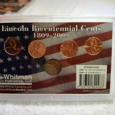 Uncirculated coins and Tokens, Lincoln bicentennial, Westward Journey, Kansas Quarter. reader's digest