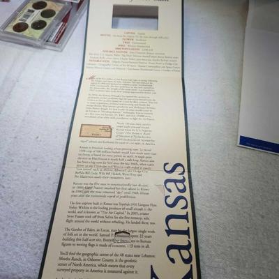 Uncirculated coins and Tokens, Lincoln bicentennial, Westward Journey, Kansas Quarter. reader's digest