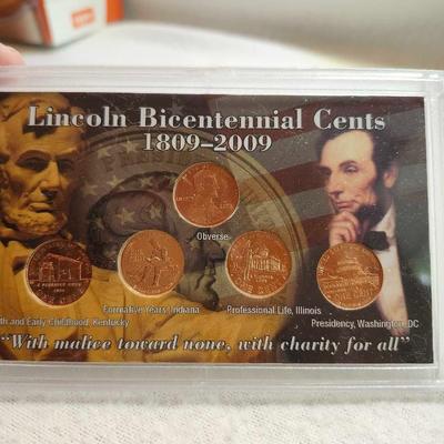 Uncirculated Coins Lincoln bicentennial /Westward Journey,