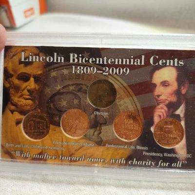 Uncirculated Coins Lincoln bicentennial /Westward Journey,