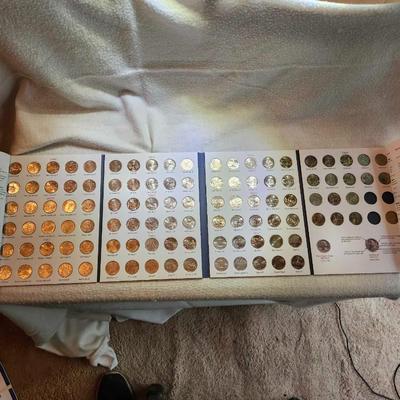 1999-2008 50 Quarters Collector's Folder with 108 Uncirculated Quarters