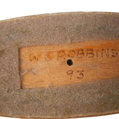 Vintage Hand Carved Wood Boot Paperweight