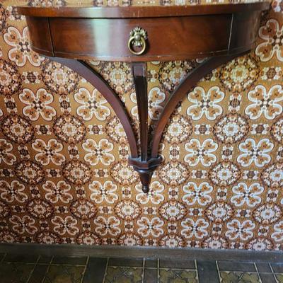 Mahogany wall table
