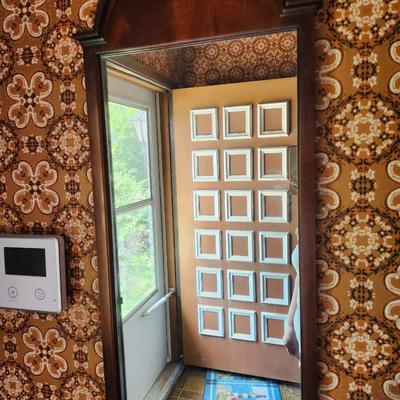 Mahogany mirror