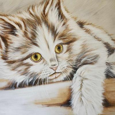 Cat painting