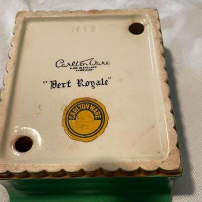 Vintage Carlton Ware "Vert Royale" Cigarette Box