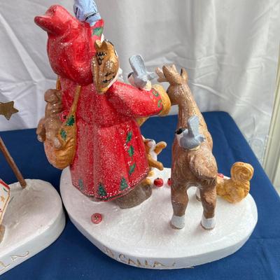 Ceramic Santas