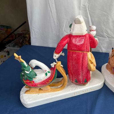 Ceramic Santas