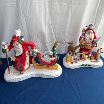 Ceramic Santas