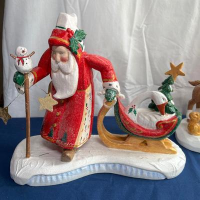 Ceramic Santas