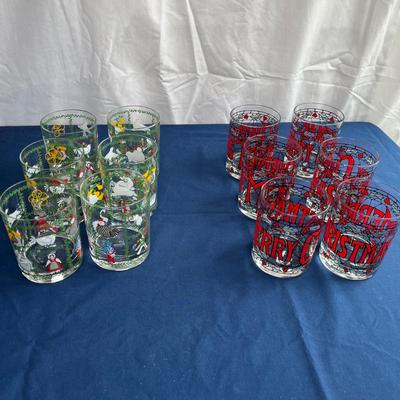 Christmas Old fashioned glasses