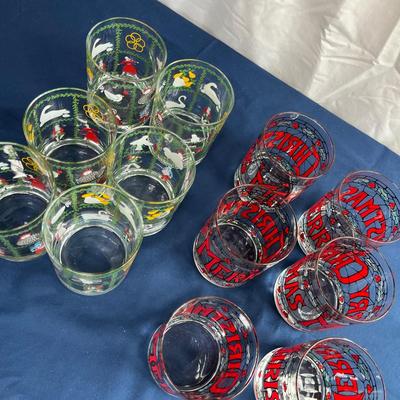 Christmas Old fashioned glasses