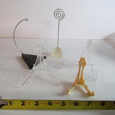 Ornament Stand, Photo Holder, Plate Stands
