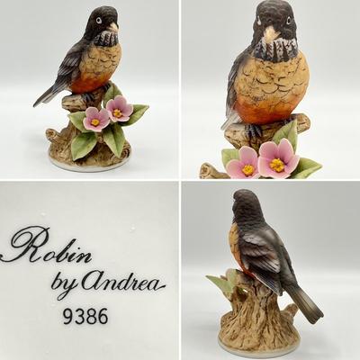 ANDREA BY SADEK ~ Collection Of Five (5) Porcelain Bird Figurines