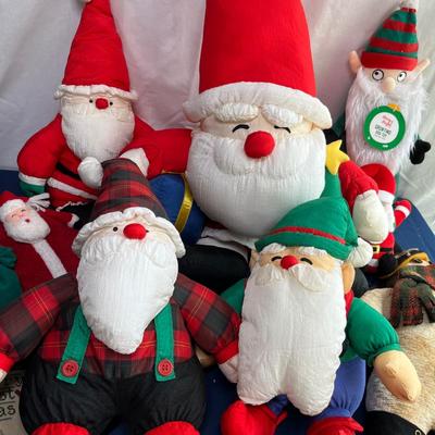 Plush santa lot
