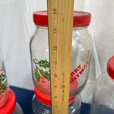 Lot of Christmas jars