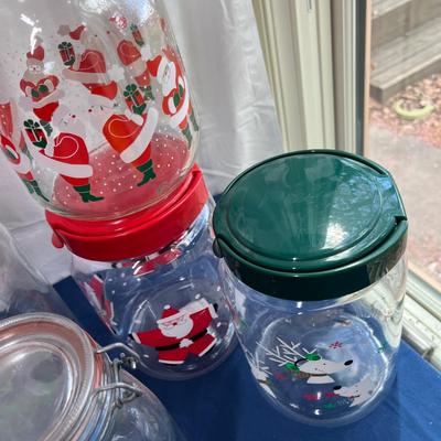Lot of Christmas jars