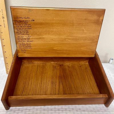 Wooden Letter Box or Glove Box