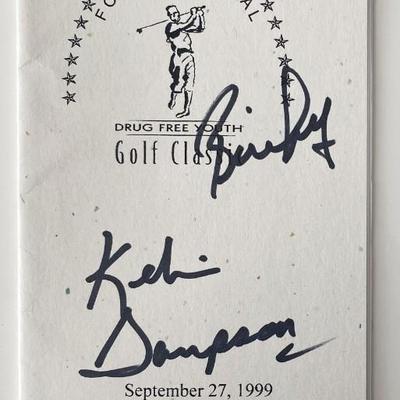 1999 Golf classic multi signed pamphlet 