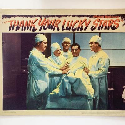 Thank Your Lucky Stars original 1943 vintage lobby card 