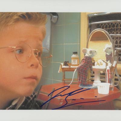 Stuart Little Jonathan Lipnicki signed movie photo