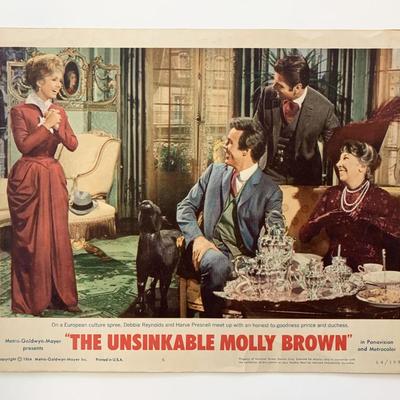 The Unsinkable Molly Brown original 1964 vintage lobby card