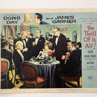 The Thrill of It All original 1963 vintage lobby card 