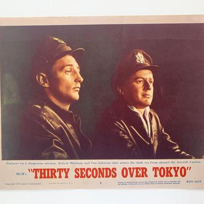 Thirty Seconds Over Tokyo original 1955R vintage lobby card