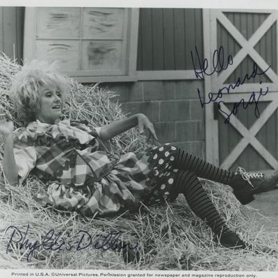 Phyllis Diller signed movie photo