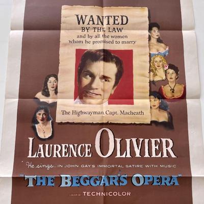 The Beggar's Opera 1953 vintage movie poster