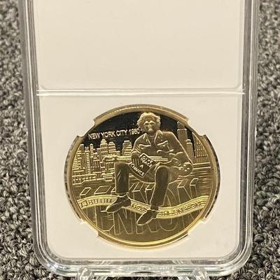 Imagine John Lennon commemorative coin 