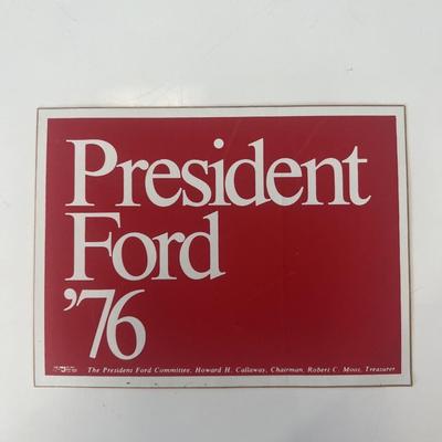Gerald Ford presidential campaign  sticker 