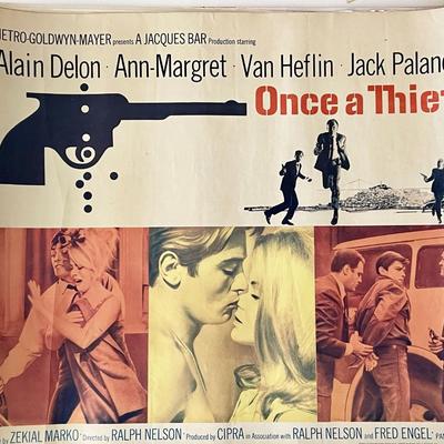 Once a Thief 1965 vintage movie poster