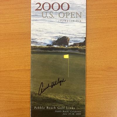 2000 Pebble Beach 100th U.S. Open Championship Andrew Magee signed program - Global Authenticated