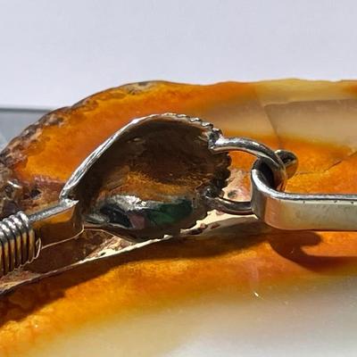 Vintage Scallop Shell Cape Cod Sterling Silver Bangle Bracelet Standard Size in Good Preowned Condition.