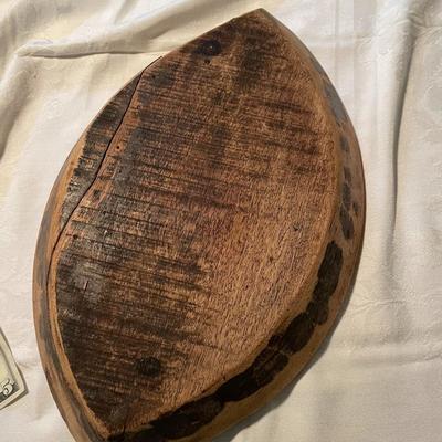 Vintage Wooden Fruit Bowl