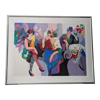 French Serigraphs by Isaac Maimon, 1991 43x55 "At the Ball"  $600