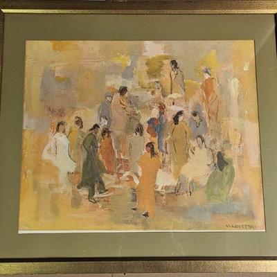 Alice Valenstein Offset Lithograph 29.5"x26" $50