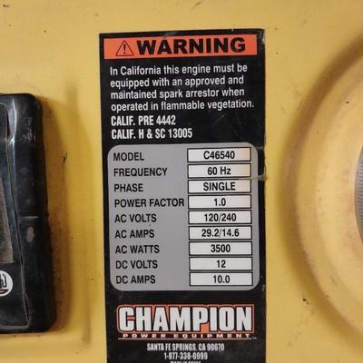 CHAMPION GENERATOR