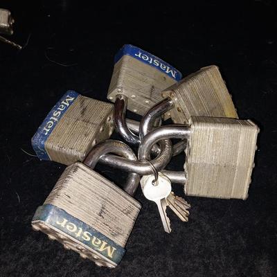 MASTER LOCKS WITH THE KEYS