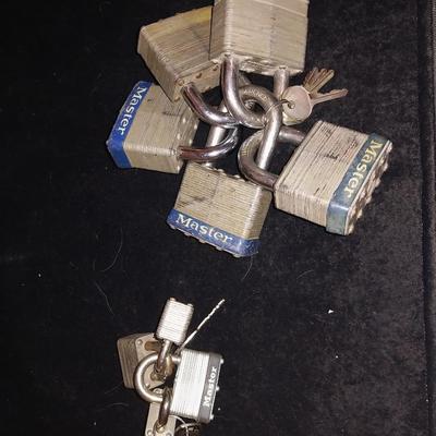 MASTER LOCKS WITH THE KEYS