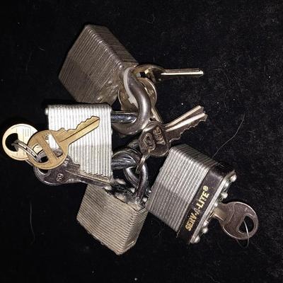 MASTER LOCKS WITH THE KEY
