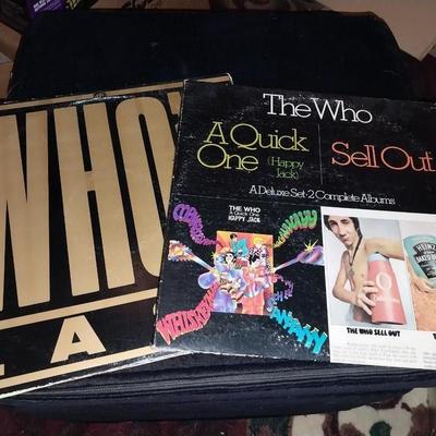 THE WHO ALBUMS "WHO LAST" AND "A QUICK ONE/SOLD OUT"