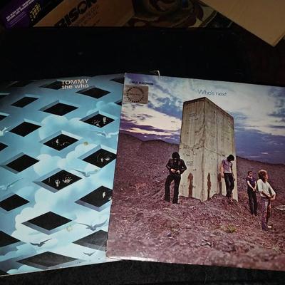 TWO THE WHO ALBUMS "WHOS NEXT" AND "TOMMY"