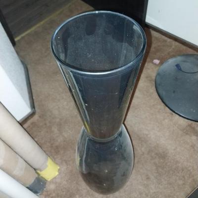 32" TALL GLASS VASE