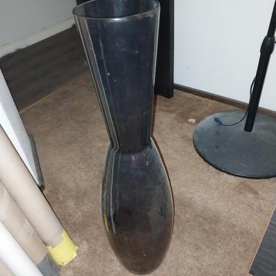 32" TALL GLASS VASE
